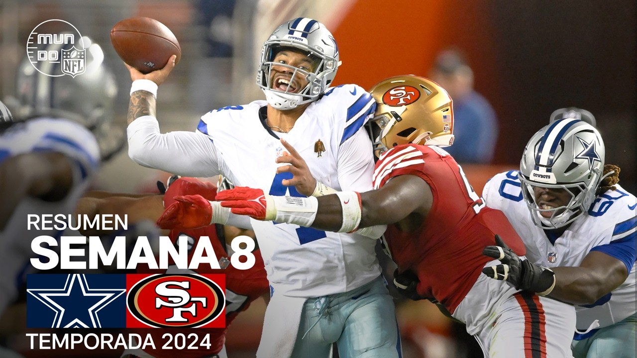 Dallas Cowboys vs. San Francisco 49ers | Resumen NFL en español - Semana 8 | NFL Highlights 2024