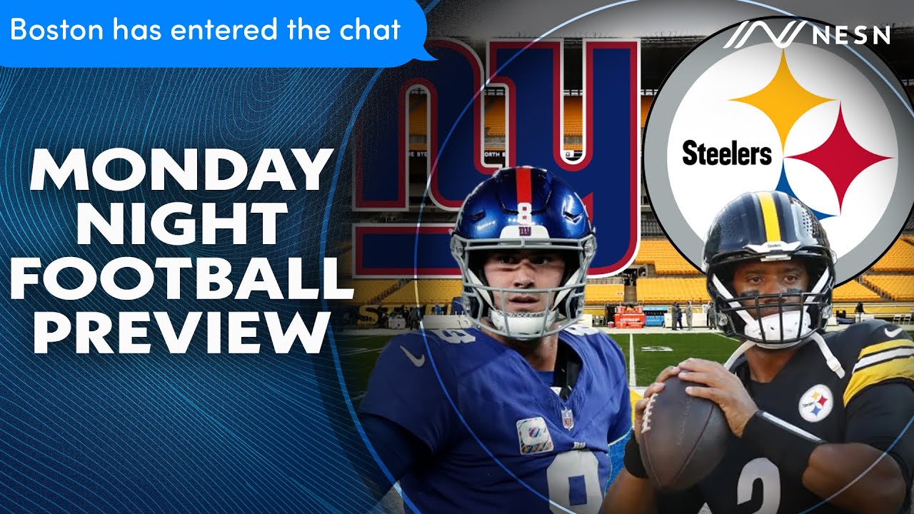 Giants at Steelers - Week 8 Monday Night Football Preview