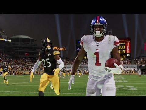 New York Giants vs Pittsburgh Steelers - NFL Monday Week 8 2024 Full Game Highlights (Madden 25 Sim)