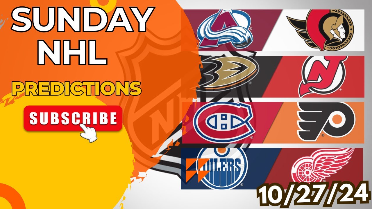 4 NHL Picks & Predictions Today 10/27/24 | NHL Picks Today 10/27/24 | Best NHL Bets