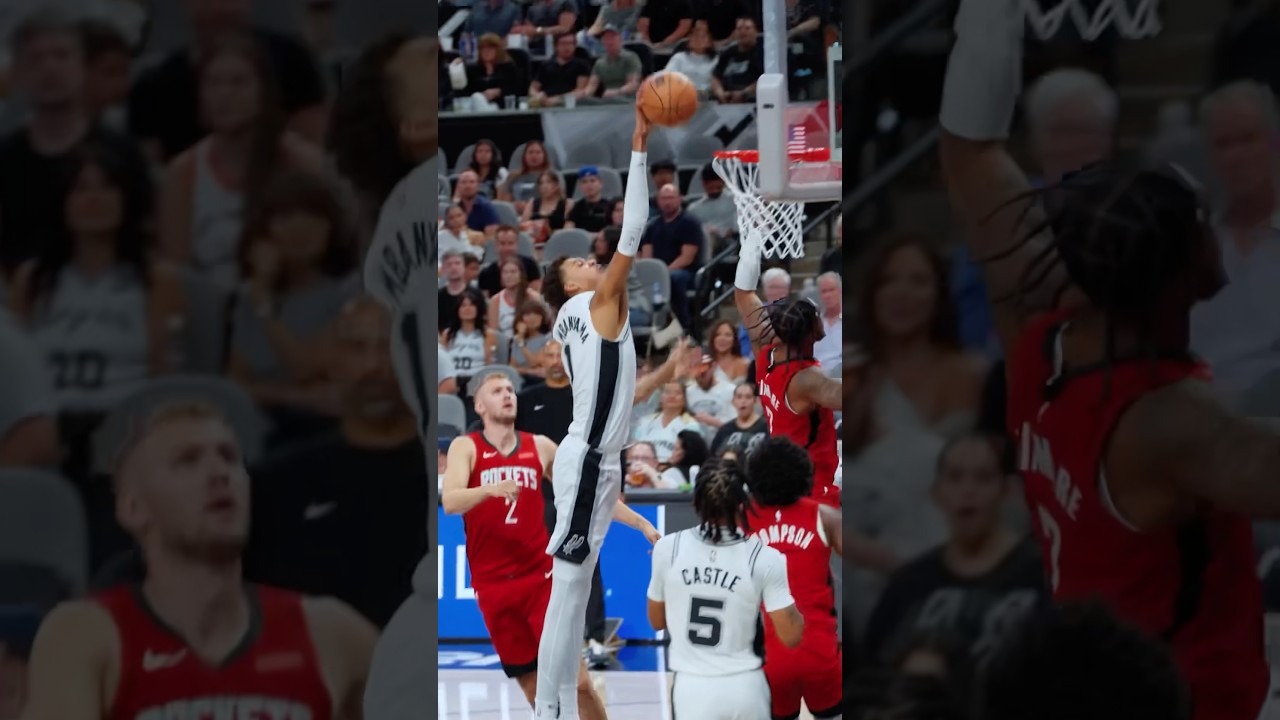 Wemby makes it look easy 🤯😮‍💨 #nba #spurs