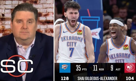 "Thunder are the best team in the West!" - ESPN reacts to SGA drops 35 Pts to beat Hawks 128-104