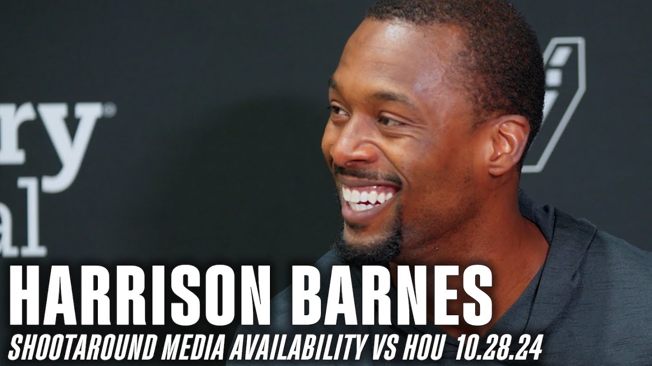 Harrison Barnes Shootaround Media Availability vs Houston | 10.28.2024