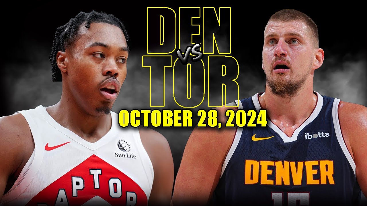 Denver Nuggets vs Toronto Raptors Full Game Highlights - October 28, 2024 | 2024-25 NBA Season