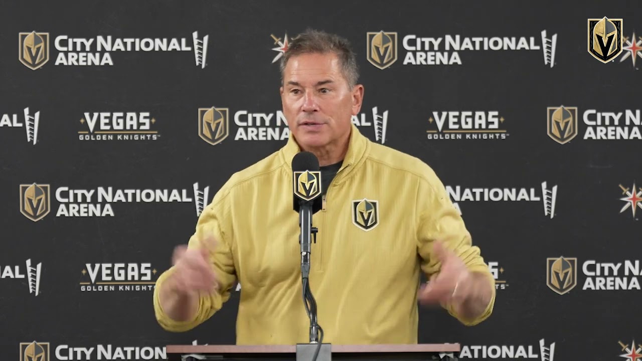 Bruce Cassidy Pregame 10/28: Opportunities & Figuring Out Who We Are