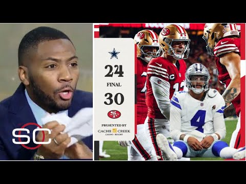 Cowboys are DONE! - Ryan Clark DESTROY Dak Prescott's 2 Int perform in 30-24 loss to 49ers