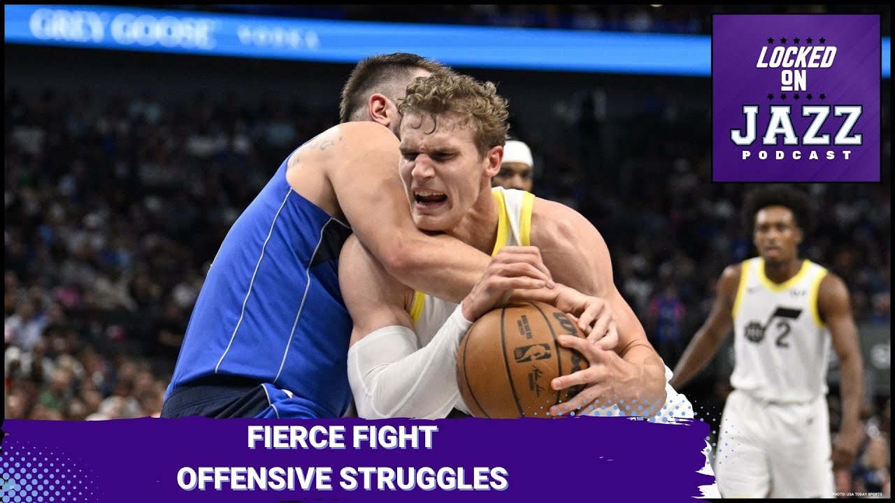 POSTCAST - Utah Jazz fight fiercely but fall to Luka Doncic and Dallas.  Taylor Hendricks inured