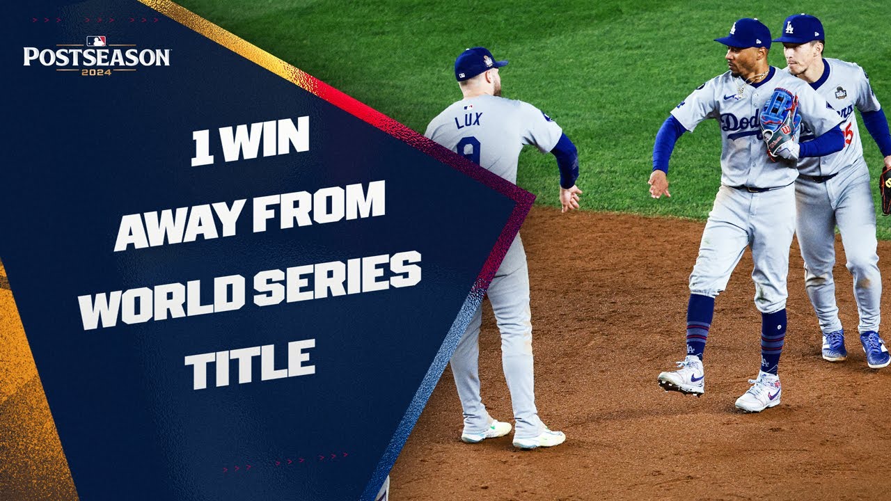 Dodgers are ONE win away from World Series title! FULL Bottom 9 of an intense Game  3!