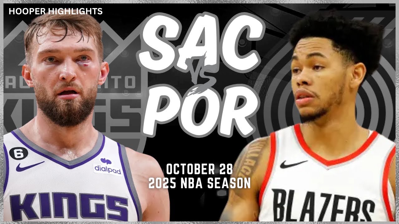 Sacramento Kings vs Portland Trail Blazers Full Game Highlights | Oct 28 | 2025 NBA Season