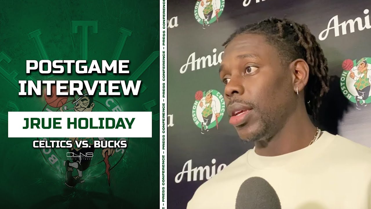 Jrue Holiday: I'm Too OLD to Play 1-on-1 with Pritchard | Celtics vs. Bucks Postgame