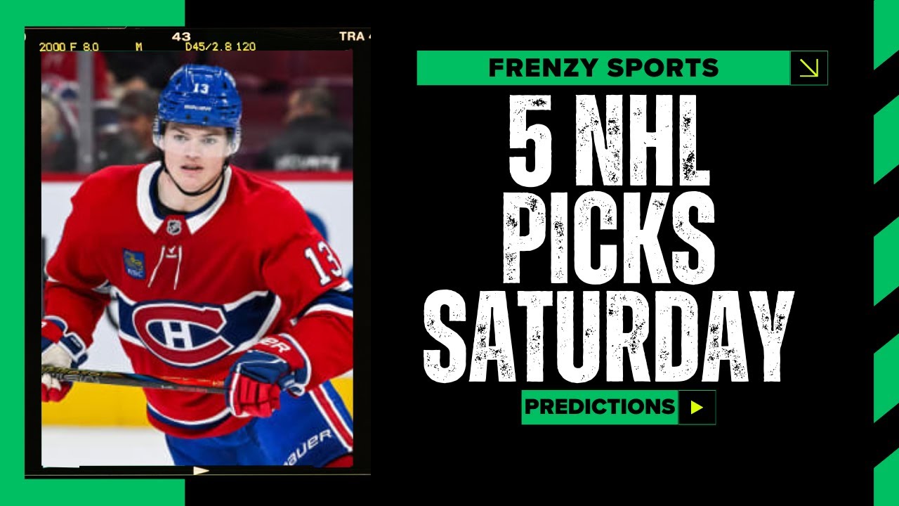 My 5 BEST NHL Picks & Predictions for Saturday