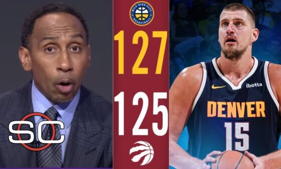 "Nikola Jokic is a MONSTER" - ESPN reacts to Denver Nuggets beat Toronto Raptors 127-125 in overtime