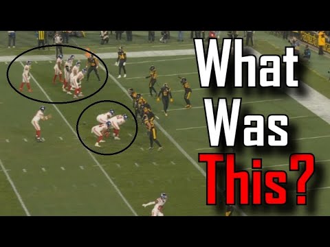 The New York Giants run a very bizarre 2 PAT Vs the Pittsburgh Steelers