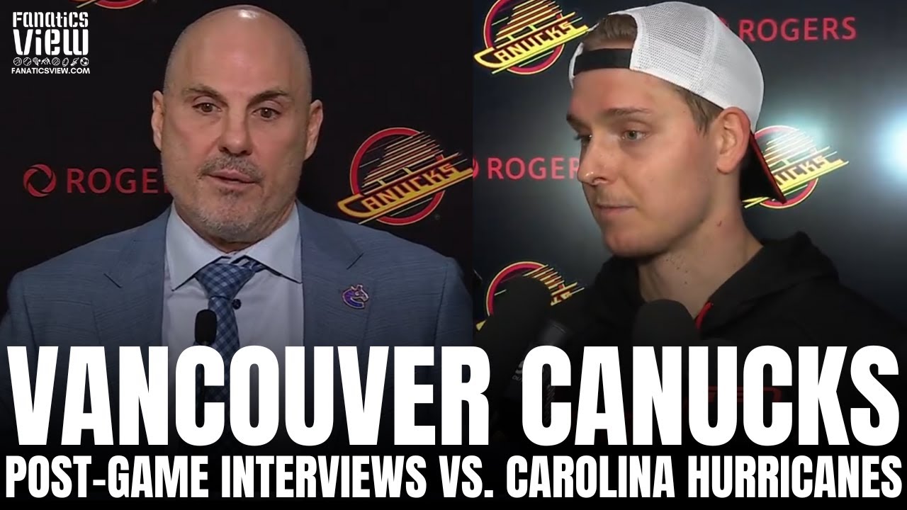 Rick Tocchet & Kevin Lankinen Recap Vancouver Canucks Overtime Loss vs. Carolina, Increased Starts