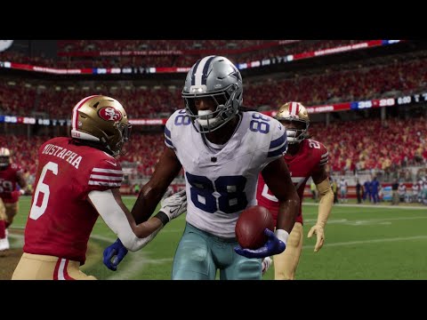 Dallas Cowboys vs San Francisco 49ers - NFL Week 8 2024 Full Game Highlights (Madden 25 Sim)