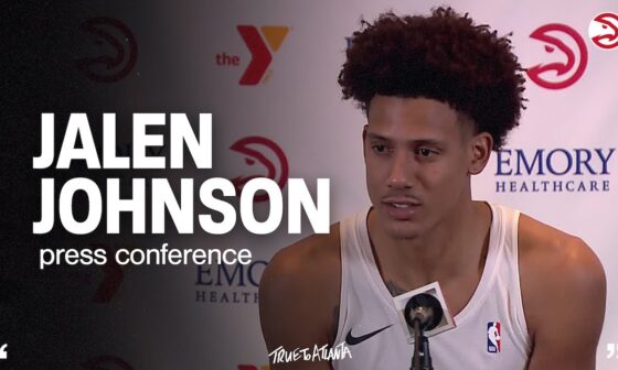 Hawks vs. Wizards Postgame Press Conference: Jalen Johnson