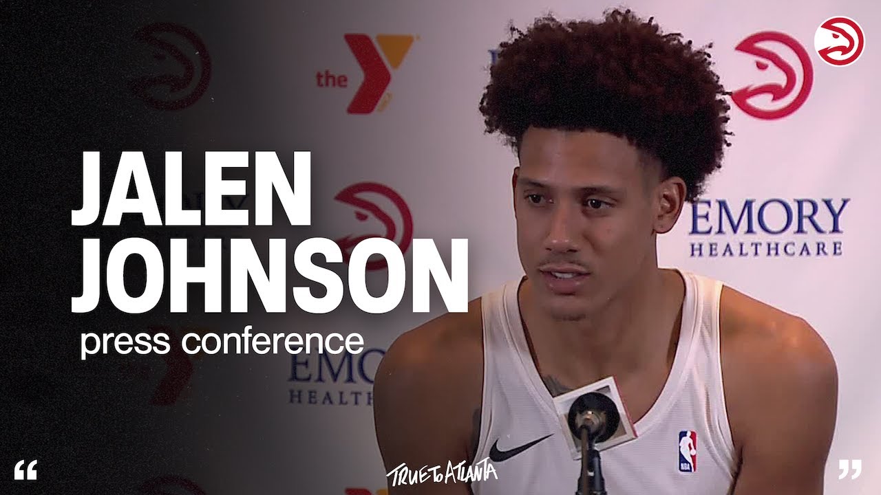 Hawks vs. Wizards Postgame Press Conference: Jalen Johnson