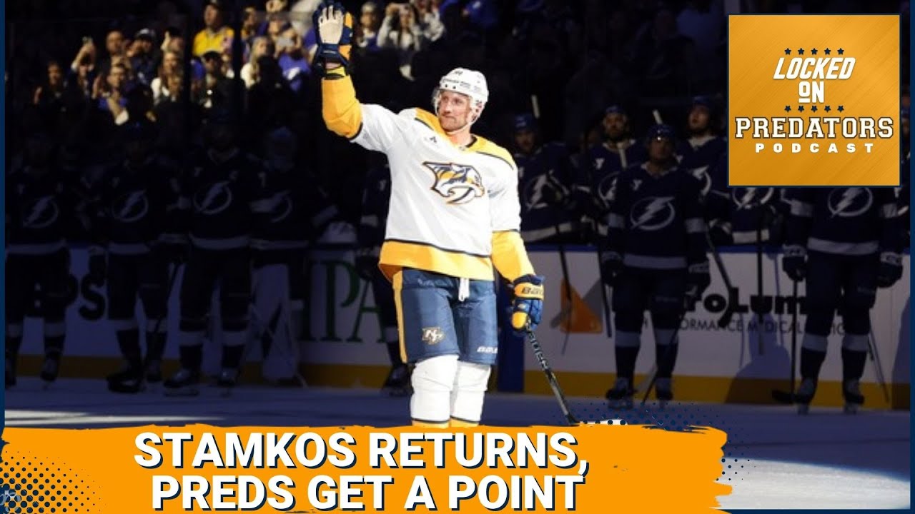 Nashville Predators Steal One Point as Steven Stamkos Receives Warm Welcome in Tampa Bay