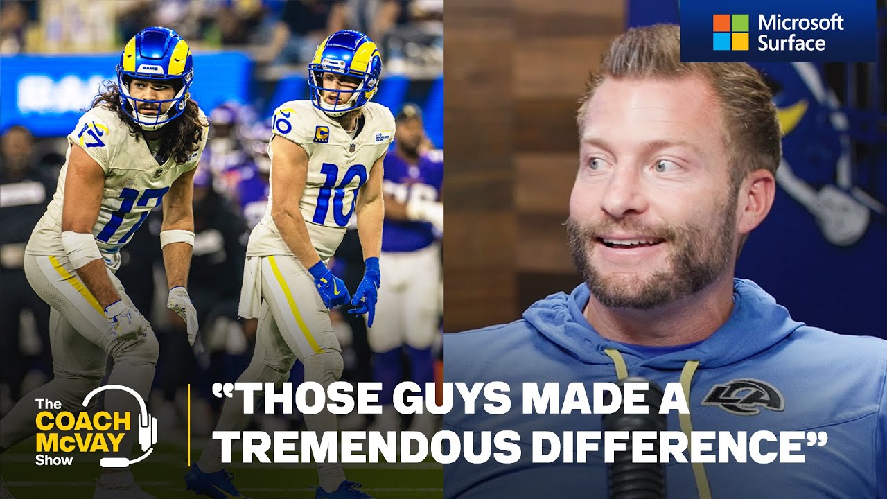 Sean McVay On Win Over Vikings, Impact Of Players Returning From Injury & Jared Verse Being Mic’d Up