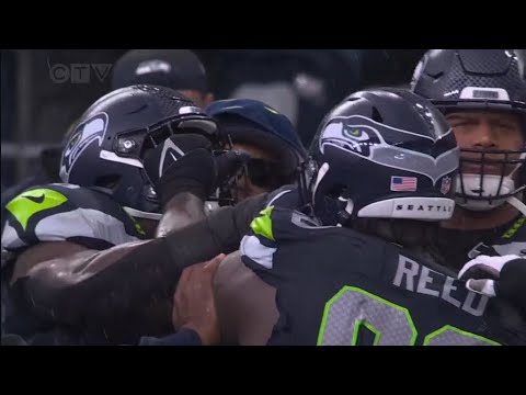 Derick Hall & Jarran Reed get into PHYSICAL ALTERCATION after hit on Josh Allen | Seahawks vs Bills