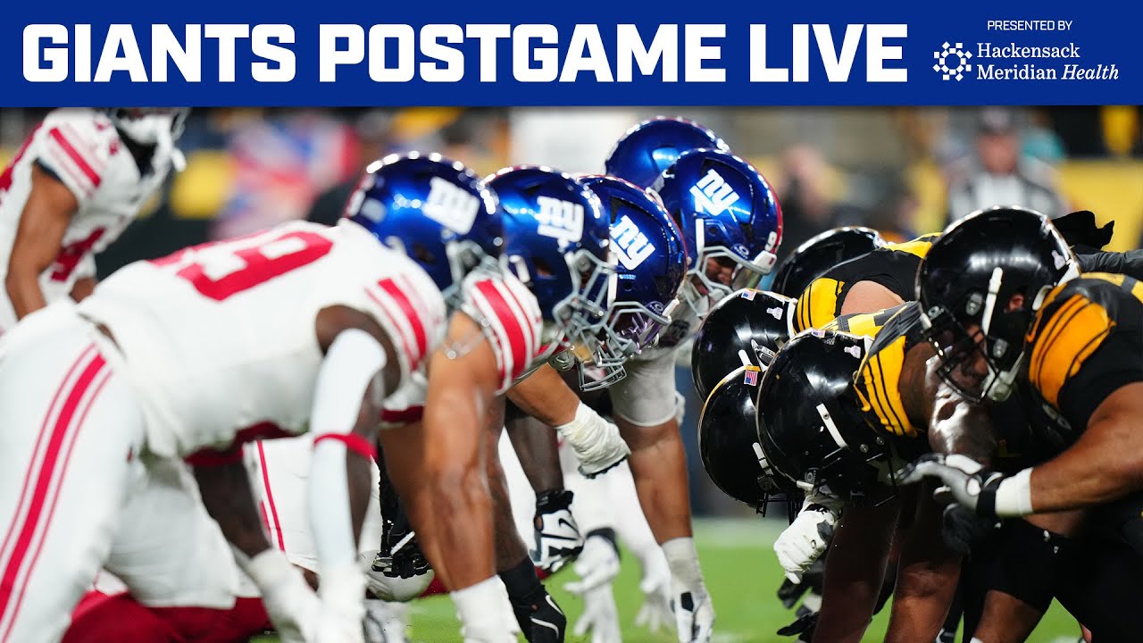 Giants Postgame Live: Giants vs. Steelers Week 8 | Postgame Recap & Analysis