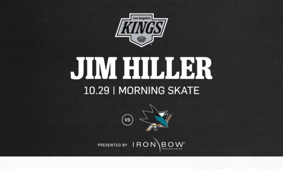 Head Coach Jim Hiller | 10.29.24 LA Kings Morning Skate Ahead of Game Against San Jose Sharks