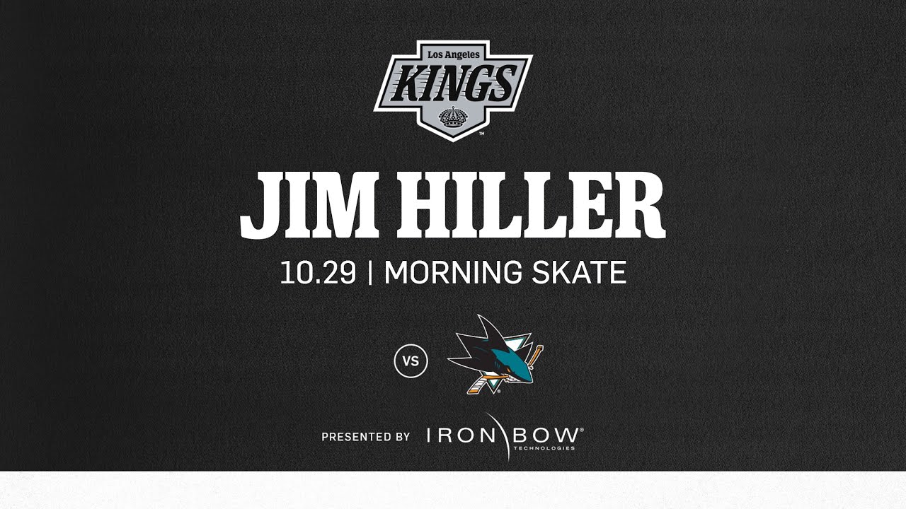 Head Coach Jim Hiller | 10.29.24 LA Kings Morning Skate Ahead of Game Against San Jose Sharks