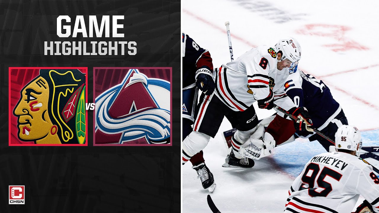 Blackhawks' 5-goal performance vs. Avalanche | CHSN Chicago Blckhawks