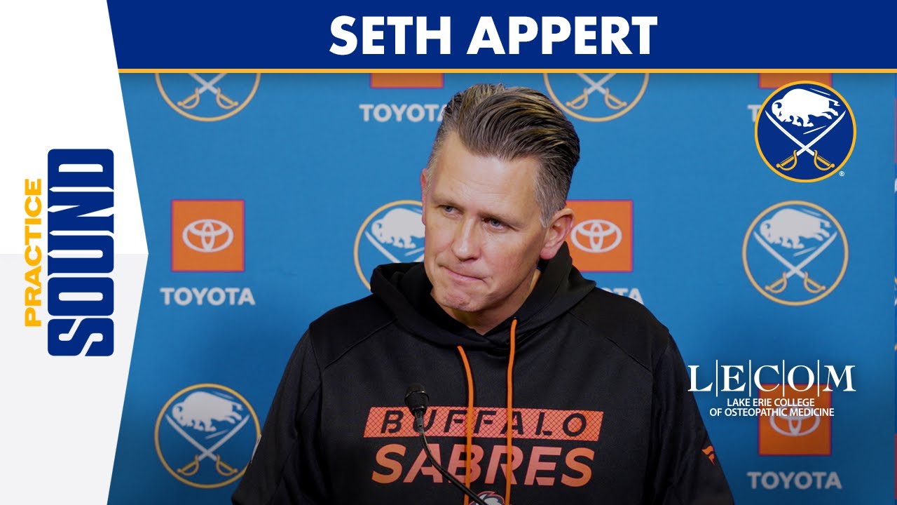 "Jiri Kulich Has Earned Lindy Ruff's Trust" | Buffalo Sabres Coach Seth Appert Post-Practice