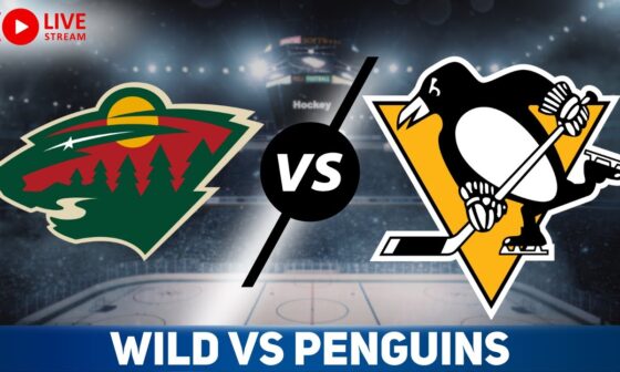 Minnesota Wild vs Pittsburgh Penguins LIVE GAME REACTION & PLAY-BY-PLAY