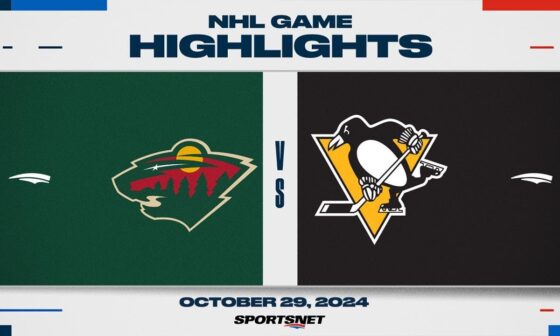 NHL Highlights | Wild vs. Penguins - October 29, 2024