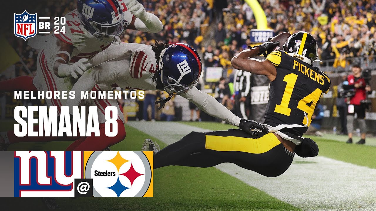 New York GIANTS x Pittsburgh STEELERS | Semana 8 | Melhores Momentos - NFL 2024