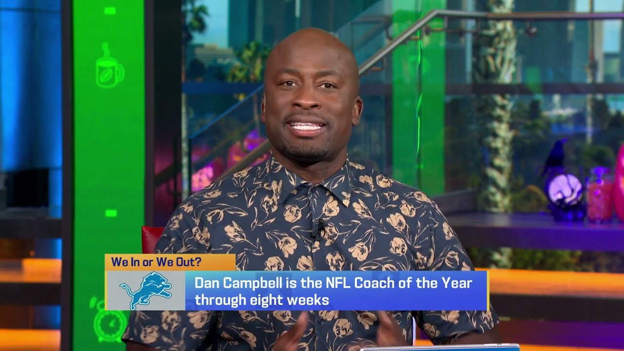 Is Dan Campbell the NFL Coach of the Year through eight weeks? | 'GMFB'