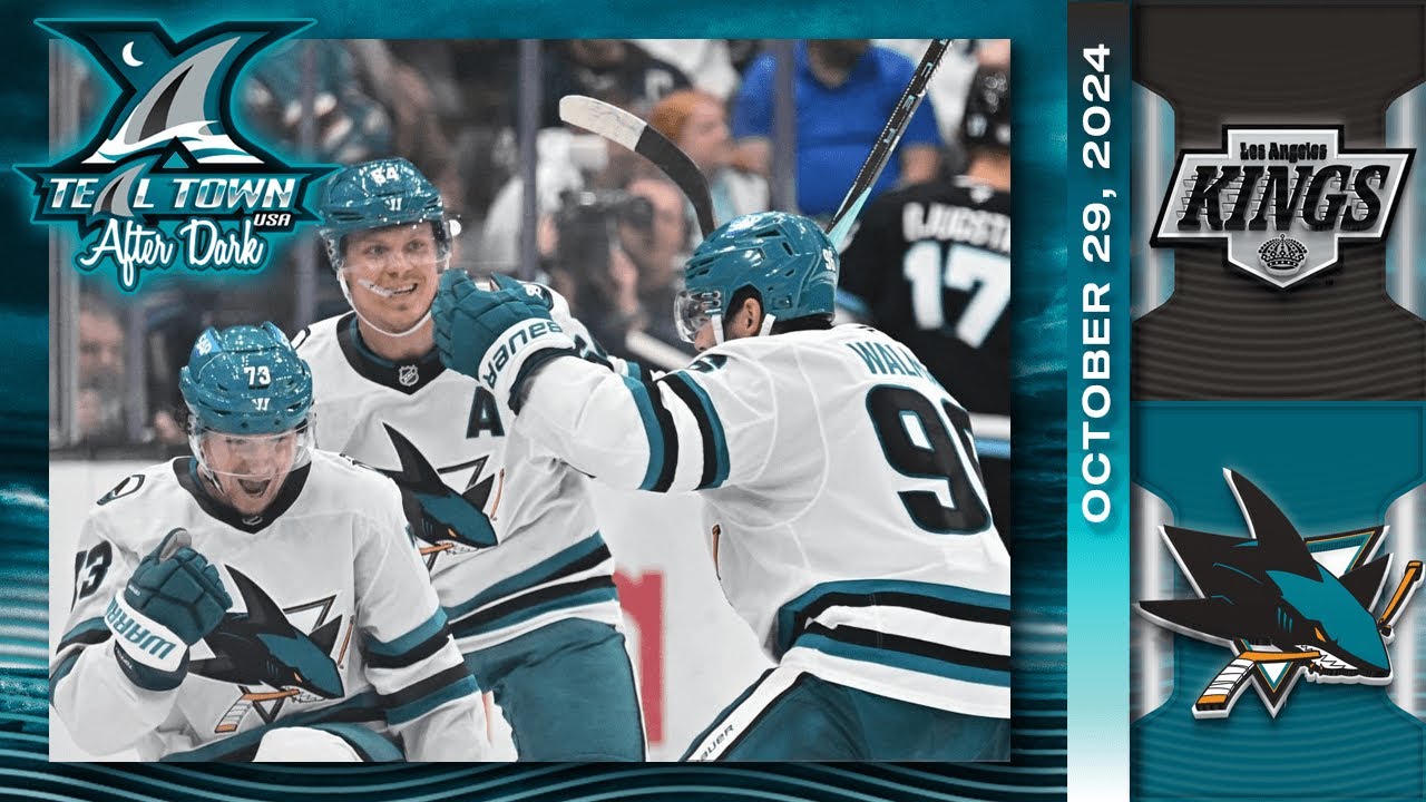 San Jose Sharks vs Los Angeles Kings - 10/29/2024 - Teal Town USA After Dark (Postgame)