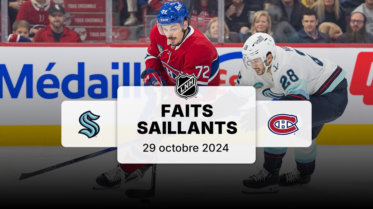 Kraken vs Canadiens | Faits saillants