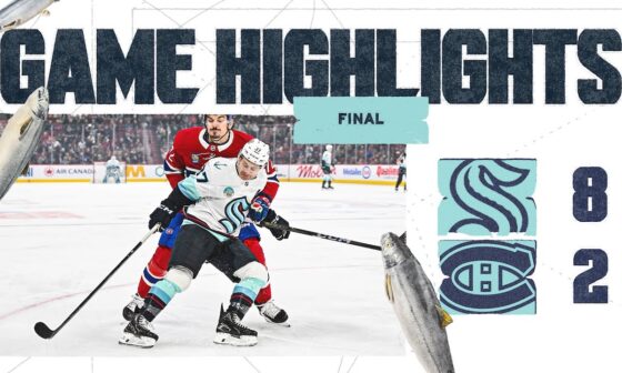 Seattle Kraken at Montreal Canadiens | 10/29 Game Highlights