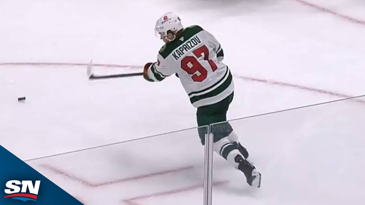 Kirill Kaprizov Fires Spinning Pass To Set Up Mats Zuccarello Goal