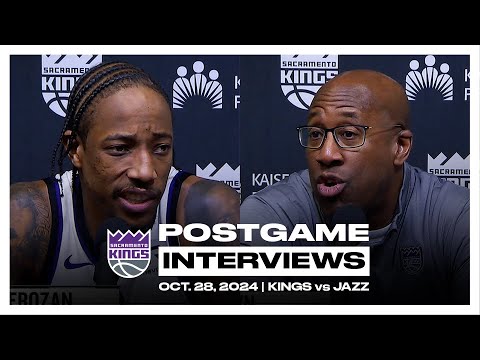 DeMar DeRozan & Coach Brown | Postgame Interviews 10.29.24