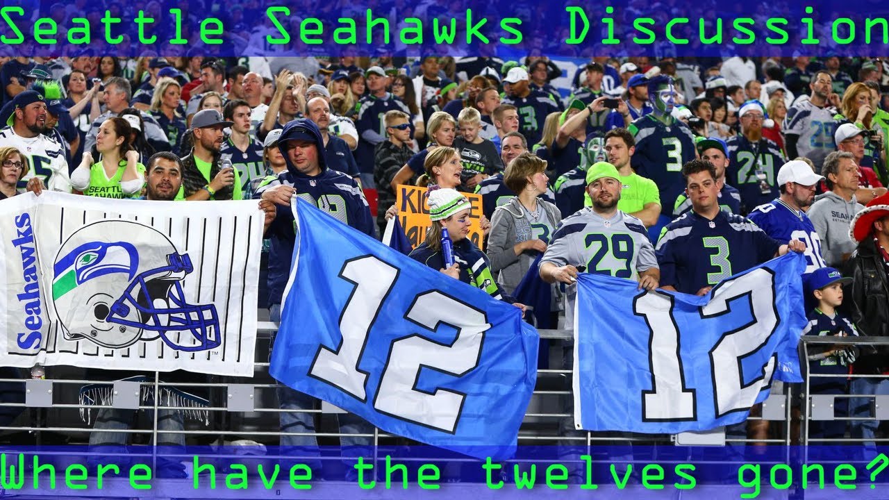 What is going on with the Seattle Seahawks when they play at home? Where did the fans go?