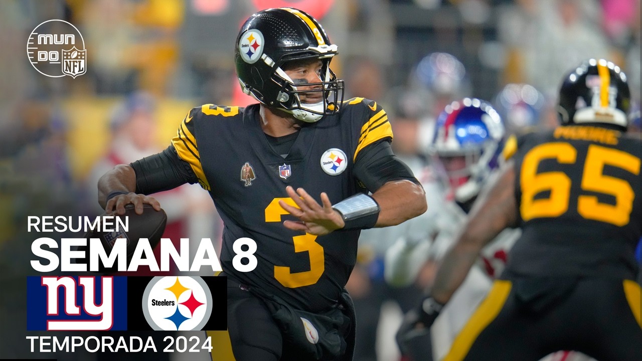 New York Giants vs. Pittsburgh Steelers | Resumen NFL en español - Semana 8 | NFL Highlights 2024