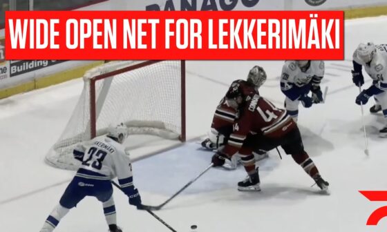 Vancouver Canucks Prospect Jonathan Lekkerimäki Scores On Open Net For First Of The Year