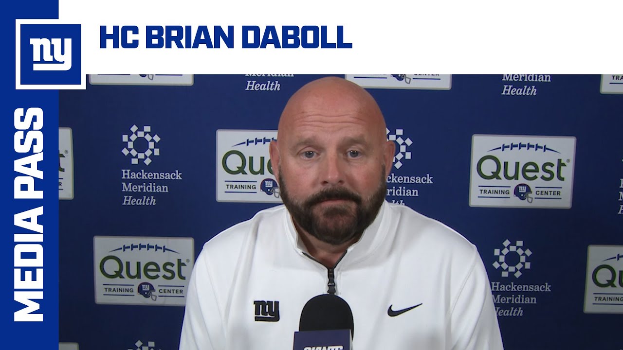 Brian Daboll Reviews Giants vs. Steelers | New York Giants