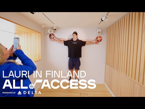 Tour the Finnish LAURI MARKKANEN Exhibit 🇫🇮 | Utah Jazz #AllAccess presented by Delta