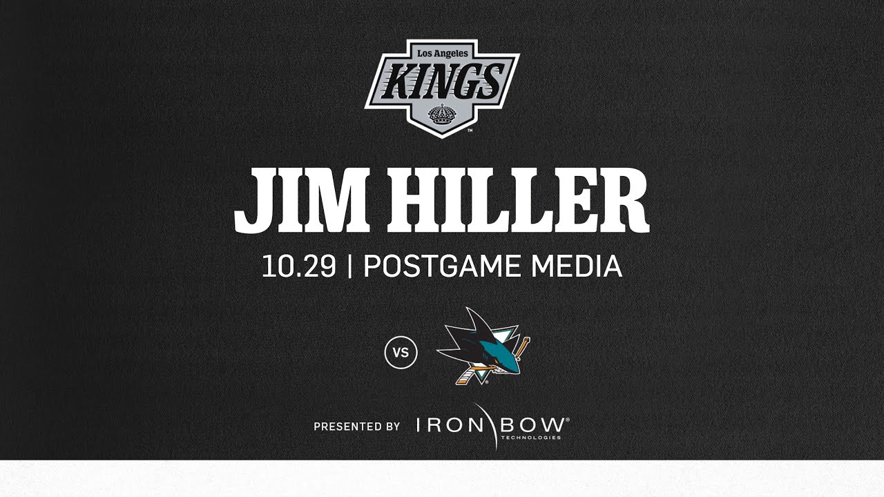 Head Coach Jim Hiller | 10.29 LA Kings lose to San Jose Sharks