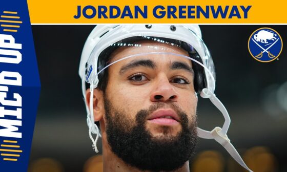 "YEAHHH BOY!" | Jordan Greenway Mic'd Up During Intense Buffalo Sabres Practice