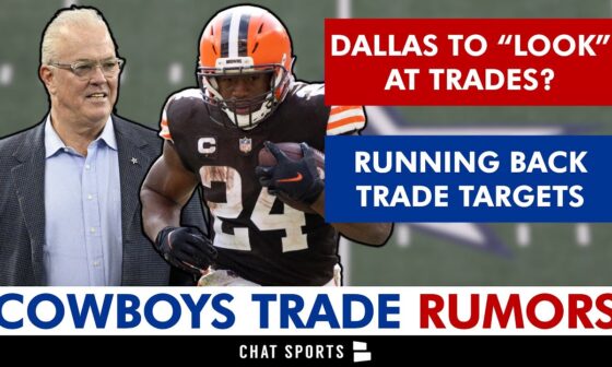 Cowboys Trade Rumors: Dallas “OPEN” To 2024 NFL Trade Deadline Deal? RB Trade Targets Ft. Nick Chubb