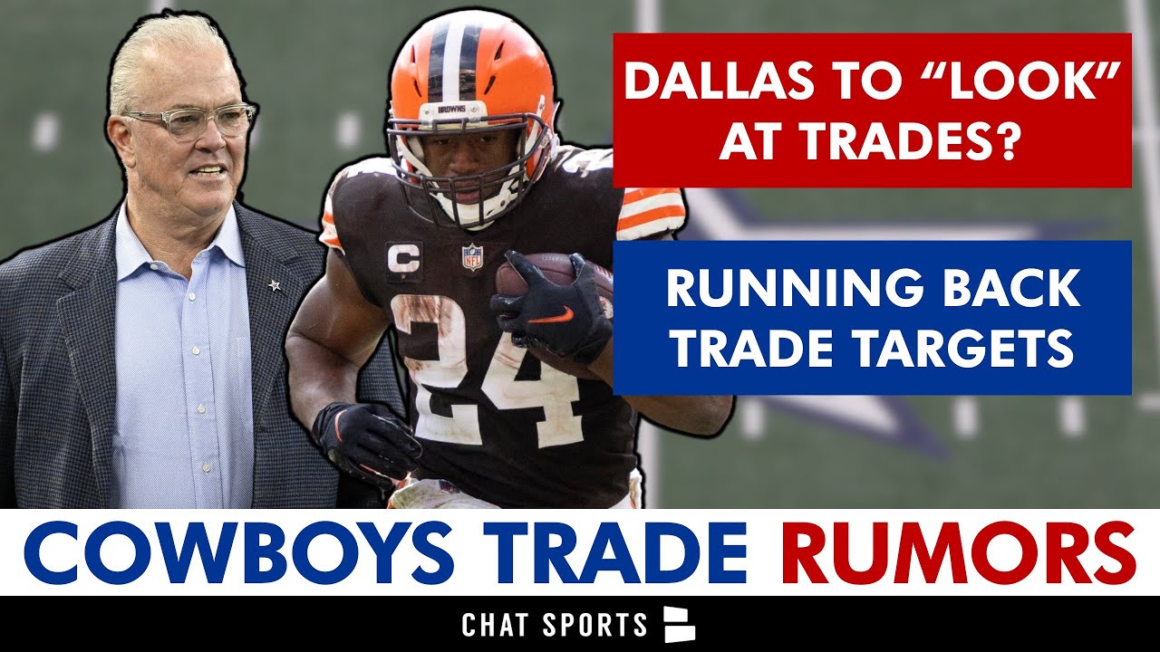 Cowboys Trade Rumors: Dallas “OPEN” To 2024 NFL Trade Deadline Deal? RB Trade Targets Ft. Nick Chubb