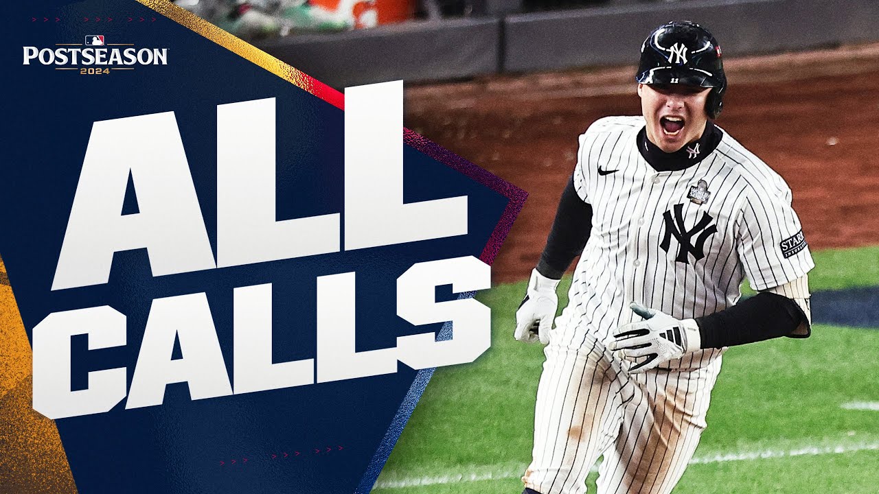 ALL THE CALLS for Anthony Volpe’s GRAND SLAM in Game 4 of the World Series!