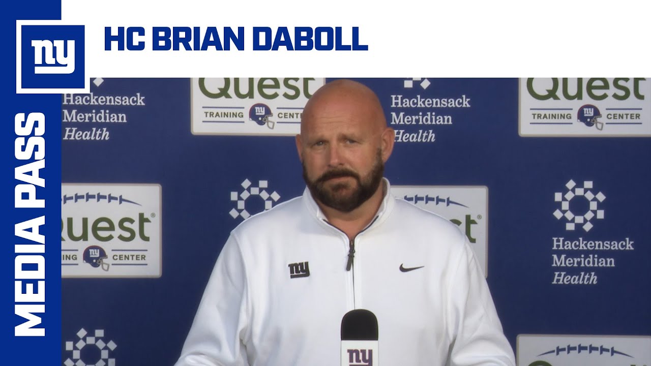 Brian Daboll Previews Giants vs. Commanders | New York Giants