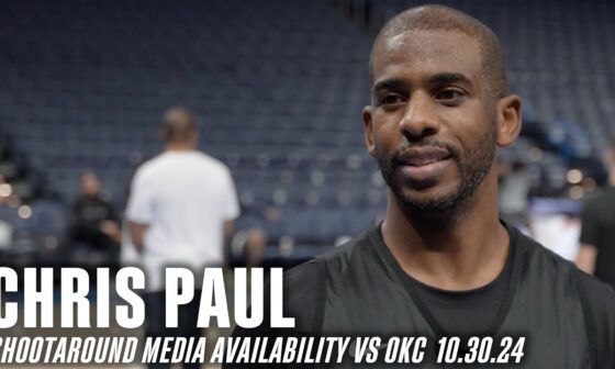 Chris Paul Shootaround Media Availability vs Oklahoma City | 10.30.2024